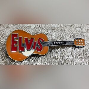 Elvis Presley Guitar Pin by Fossil